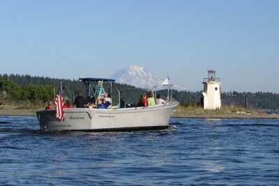 2 Hour Guided Boat Tour in Gig Harbor and Narrows Bridges