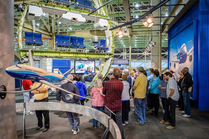Boeing Factory Tour with Private Group Transport from Seattle - Aircraft production, stairs, walking, and strict security rules