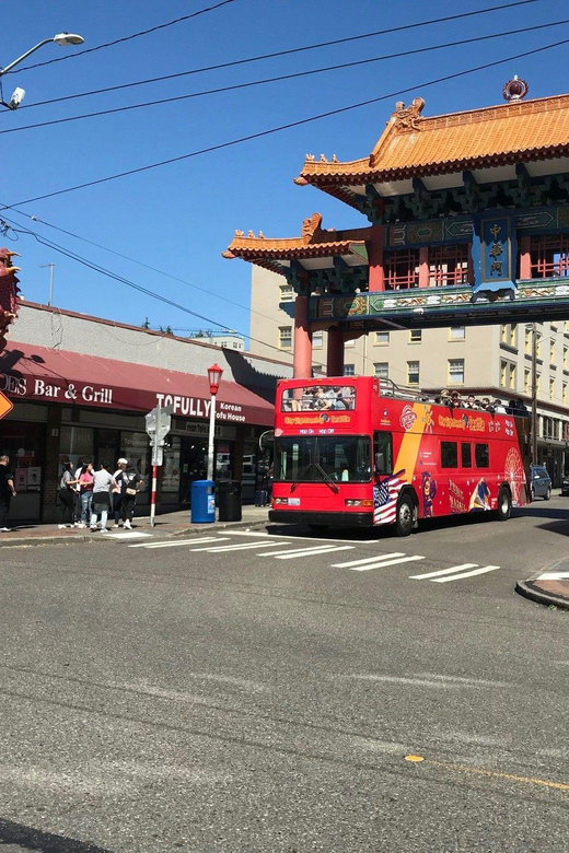 City Sightseeing Seattle: HOHO Bus Tour + Locks Cruise - Walk through Pioneer Square and Occidental Square
