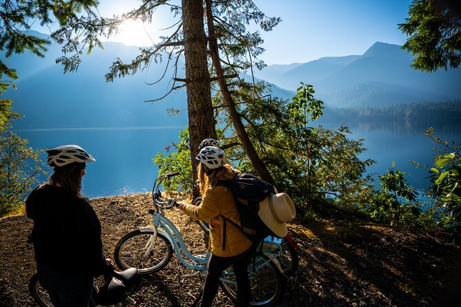 Electric Bike Ride on the Olympic Discovery Trail - Riding toward the waterfront and Sequim