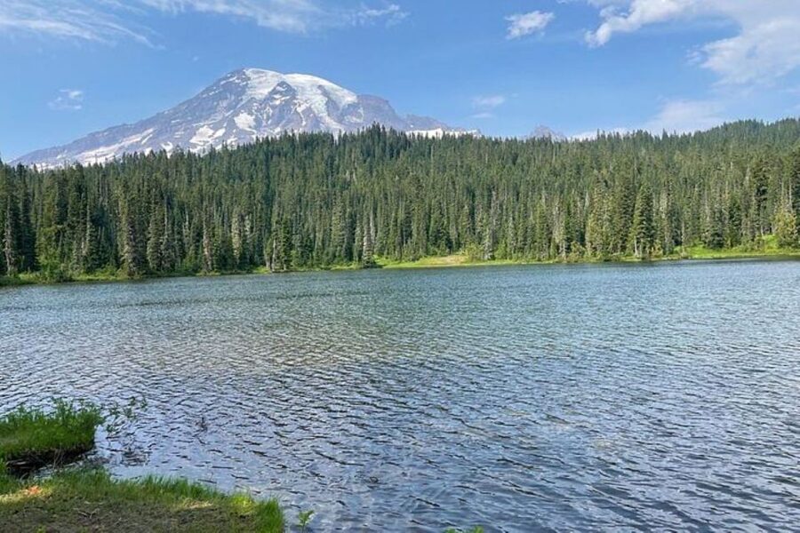 From Seattle: Full-Day Mt Rainier National Park Tour - From Seattle to the mountain