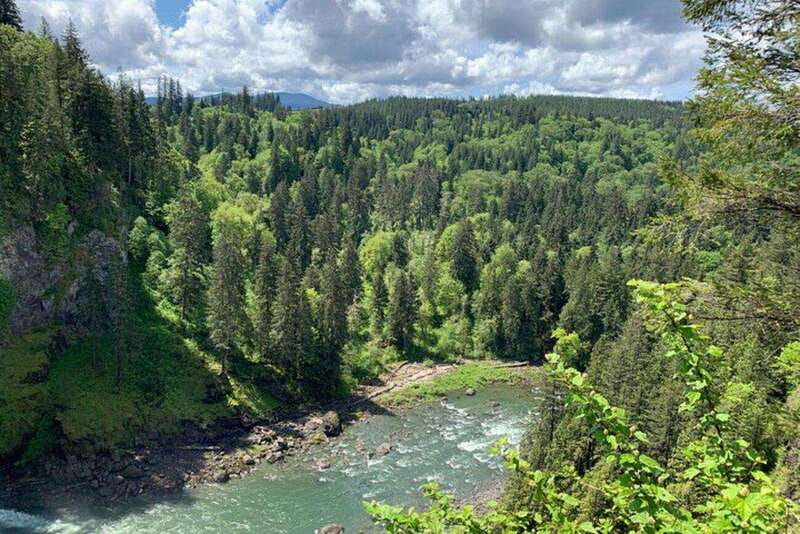 From Seattle: Pacific Northwest Waterfalls & Hiking Tour - Hiking through Olallie State Park to Twin Falls