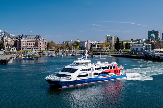 From Seattle: Round Trip by High Speed Ferry to Victoria, BC - Food, coffee, and duty-free shopping on board