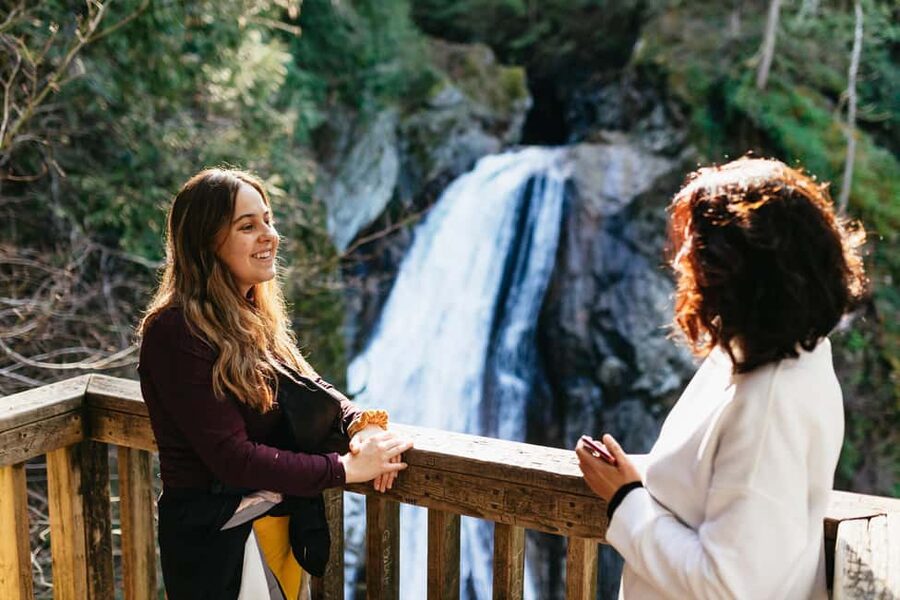 From Seattle: Visit Snoqualmie Falls and Hike to Twin Falls - Snoqualmie Falls from two viewpoints