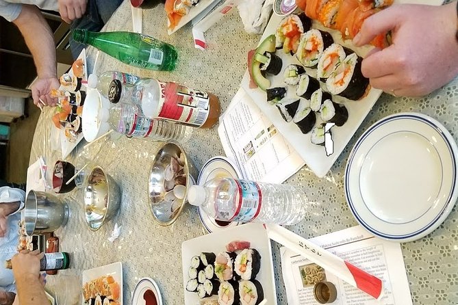 Hands on Sushi Rolls class - The meal is part of the lesson