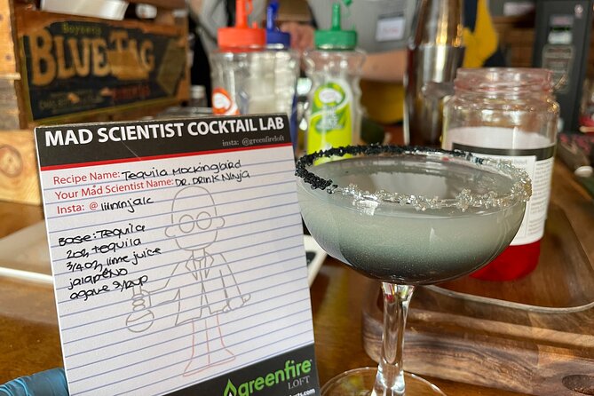 Mad Scientist Cocktail and Mocktail Lab - A full pantry of spirits, teas, herbs, and zero-proof options