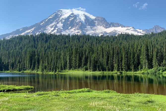Mt. Rainier highlights - old forest, falls and glaciers - Narada Falls, a short but worthwhile stop