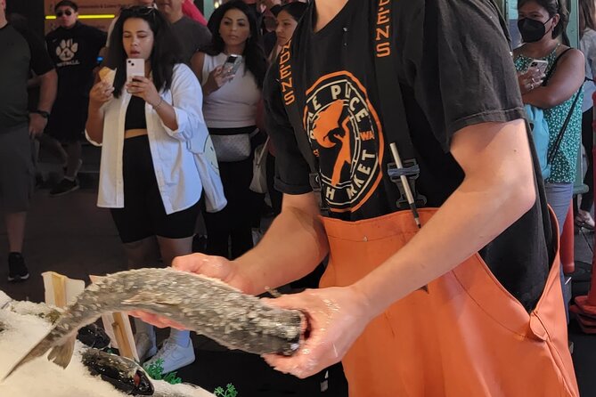 Savor the Sea: Guided Seafood Tasting at Pike Place Ma - Starting with chowder and salmon jerky