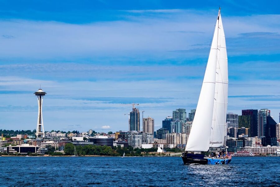 Seattle: Elliott Bay Sailing Cruise - Leaving Pier 56 for Elliott Bay
