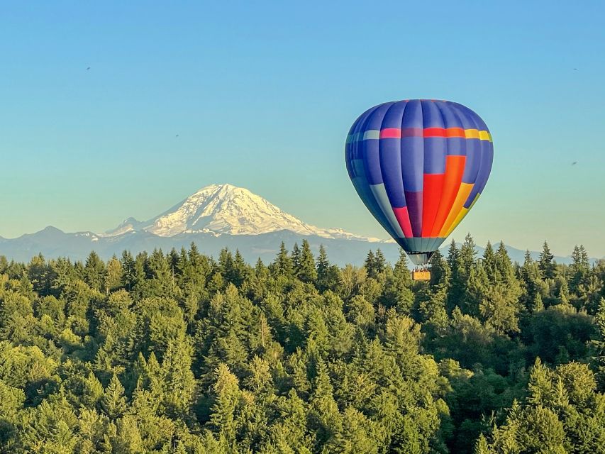 Seattle: Mt. Rainier Sunrise Hot Air Balloon Ride - Practical timing and cancellation advice
