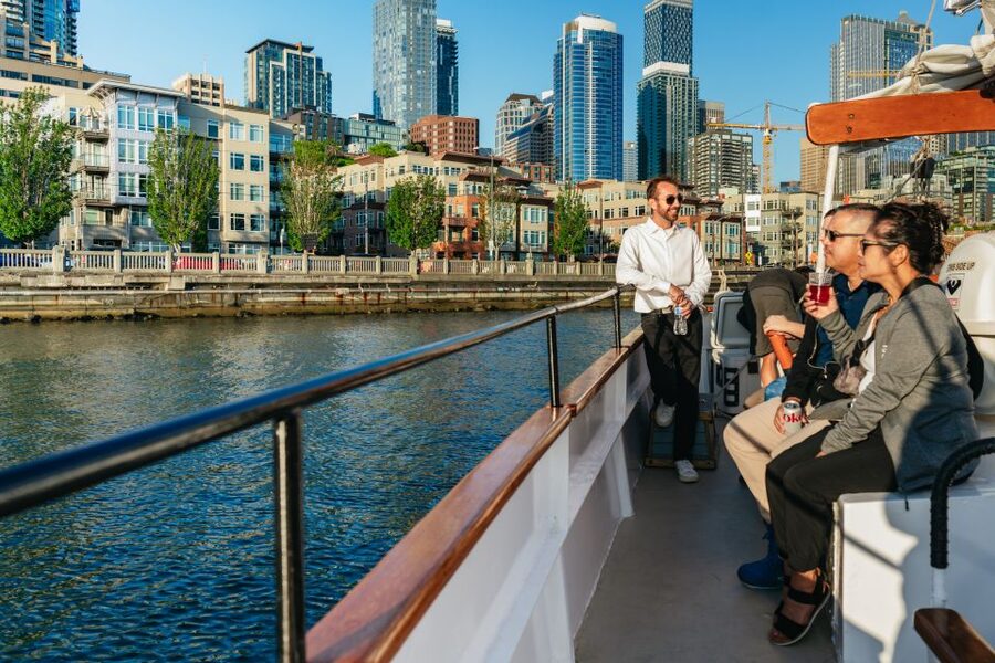 Seattle: Tall Sailboat Sunset Harbor Cruise - The Bay Lady and the Art of Moving with the Wind