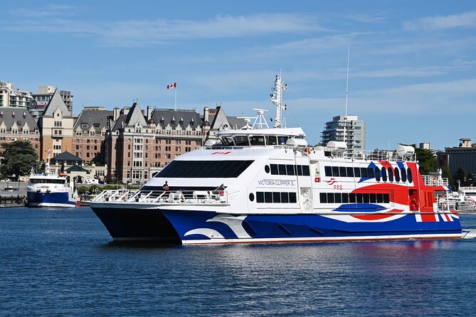 Seattle, WA to Victoria, BC High-Speed Passenger Ferry: ONE-WAY - Seattle waterfront to the Strait of Juan de Fuca