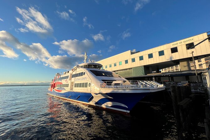 Seattle, WA to Victoria, BC High-Speed Passenger Ferry: ONE-WAY - Arriving at Victoria’s Belleville Terminal