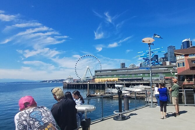 Seattle Waterfront Electric Scooter Tour with Great Wheel - Pioneer Square Habitat Beach and the final piers
