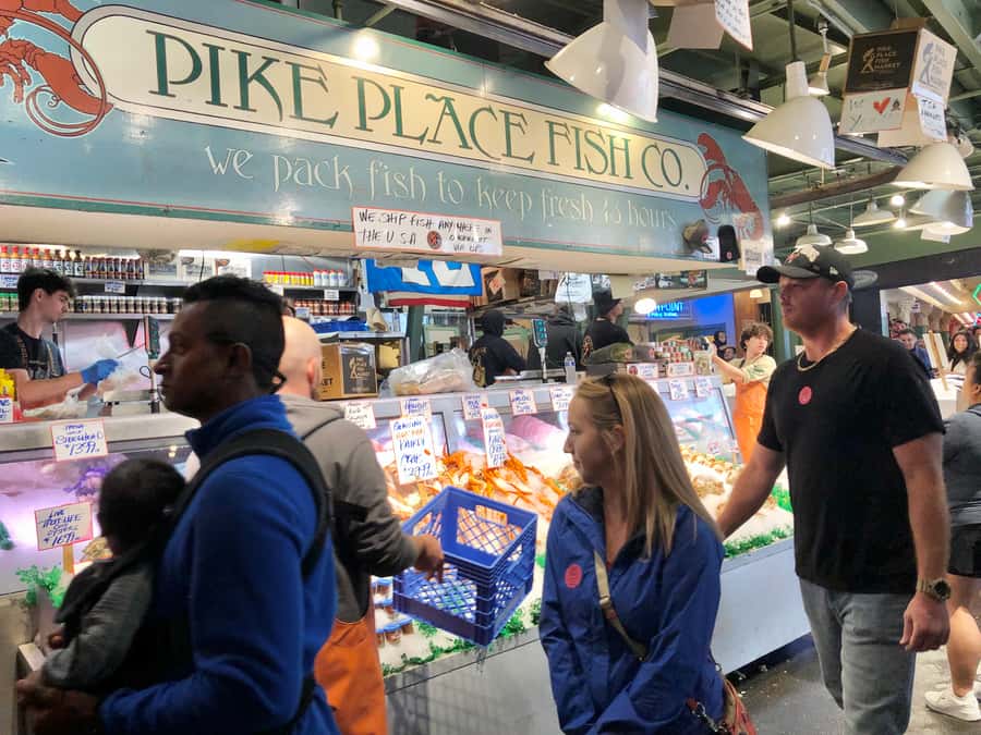 Secret Food Tours: Seattle Pike Place Market - The first tastes: cacao tea, honey, and cranberries