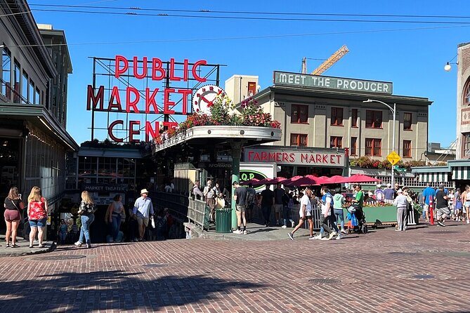 Show Me Seattle On Foot Downtown Walking Tour - Finishing above Elliott Bay at Marketfront Pavilion