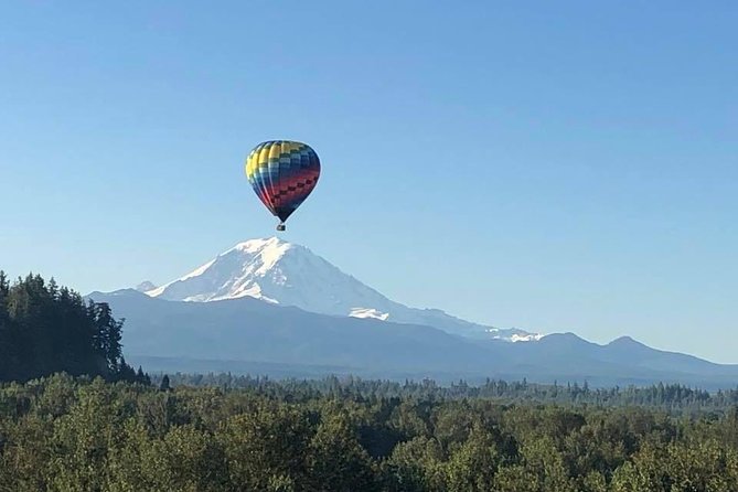 Sky bound Adventures Snohomish Sunrise Hot Air Balloon Ride - A sunrise start at Snohomish Airport Way