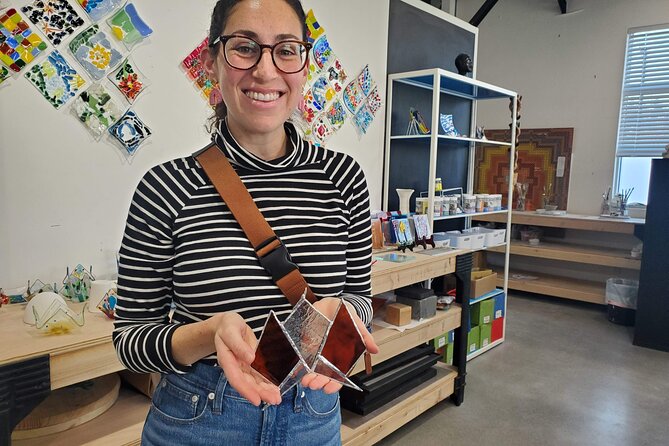 Stained Glass Magic Class in Everett - The finished piece and the satisfaction of making it