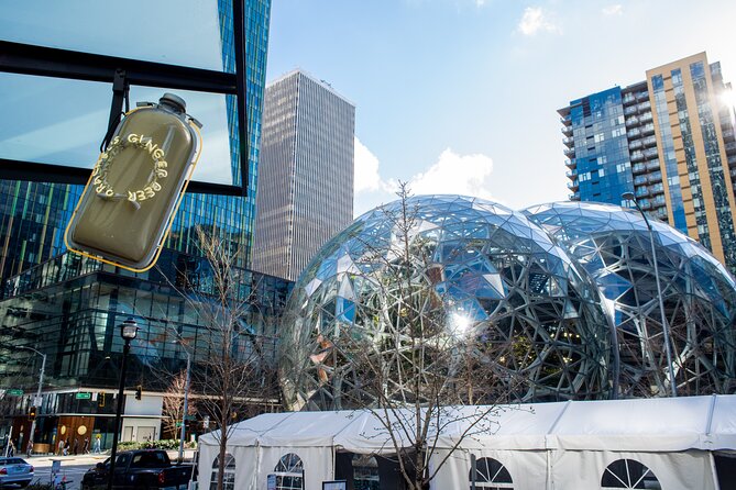 Street Food Tour of South Lake Union- Area of Amazon Spheres - A single-source beef burger at Great State Burger