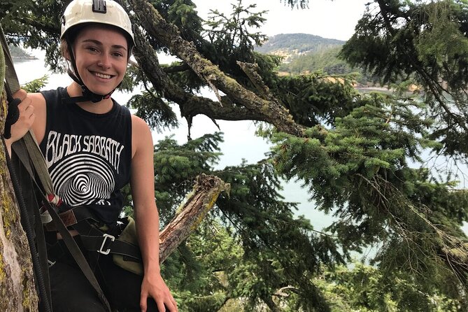 Tree Canopy Climbing on Lopez Island - Clothing, fitness, and age limits